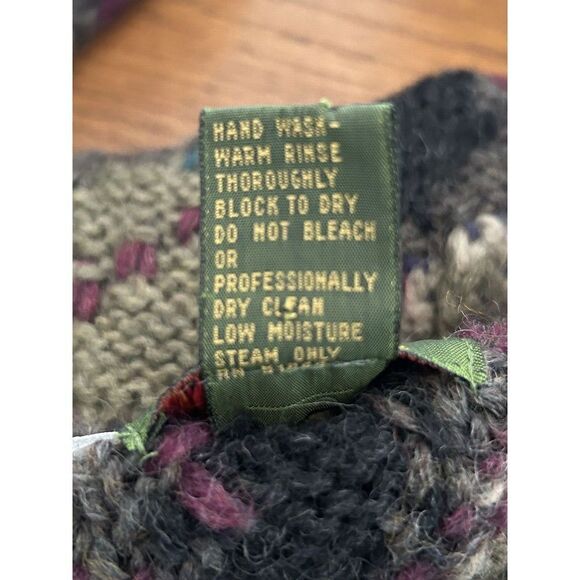 Boston Traders Limited Edition Hand Knitted Wool Men’s Medium Vintage Sweater - Picture 4 of 4